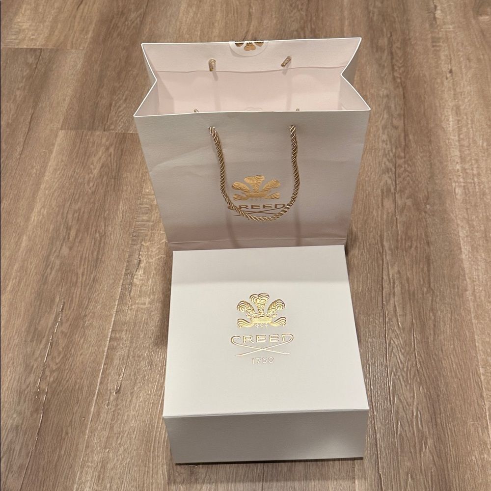 Creed White and Gold Luxury Packaging Set